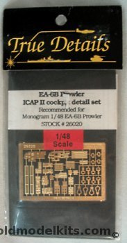 True Details 1/48 EA-6B Prowler ICAP II Cockpit Detail Set, 26020 plastic model kit